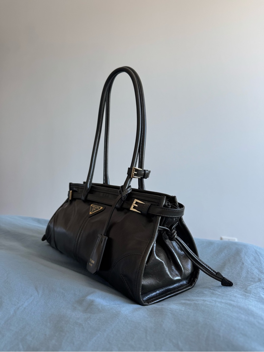 **Brand New with Tags** Prada Medium Bonnie in Forest/Selva, Gold Hardware - Picture 3 of 10
